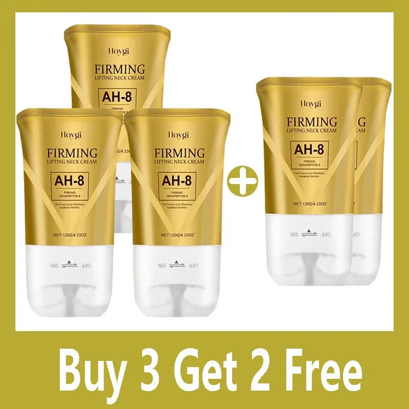 Revitalize Your Neck: Whitening & Firming Wrinkle Cream with Massage Roller for Youthful Skin