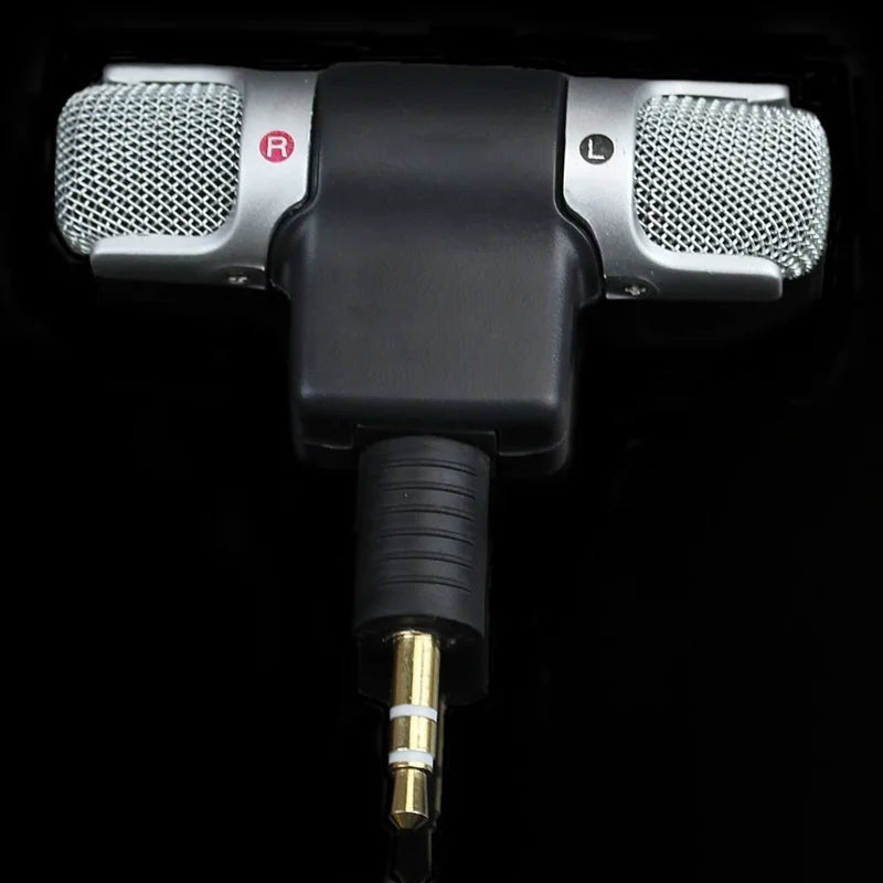FORNORM 3.5Mm Jack Portable Mini Portable Digital Stereo Microphone Recorder for Sony MIC-DS70P Computer Sing Song Karaoke