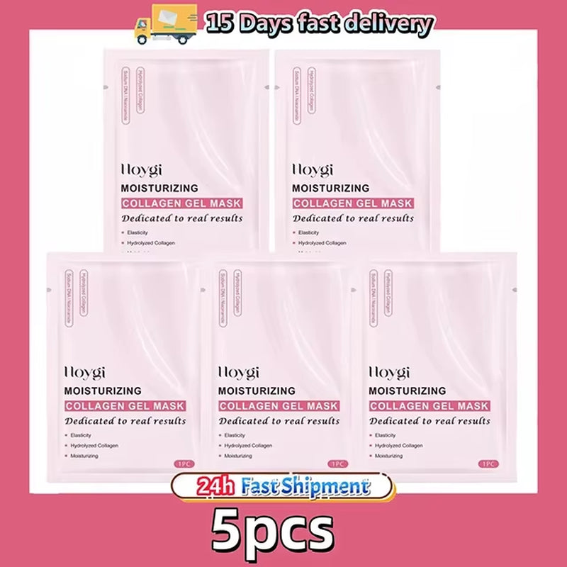 Revitalizing Pink Bio Collagen Gel Mask - Deep Hydration & Skin Tone Balance for Overnight Glow