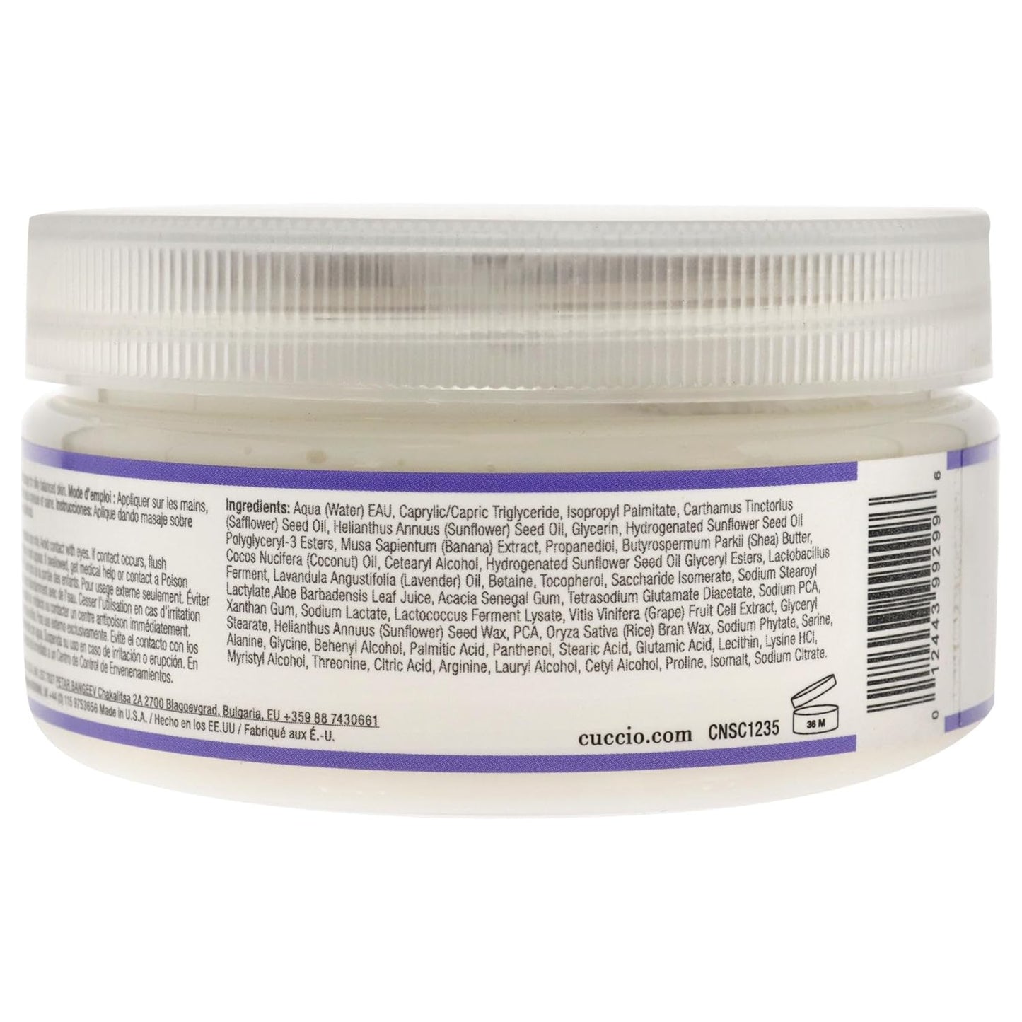 Luxurious Lavender Skin Prebiotic Body Butter - Unisex 8 Oz Moisturizer
