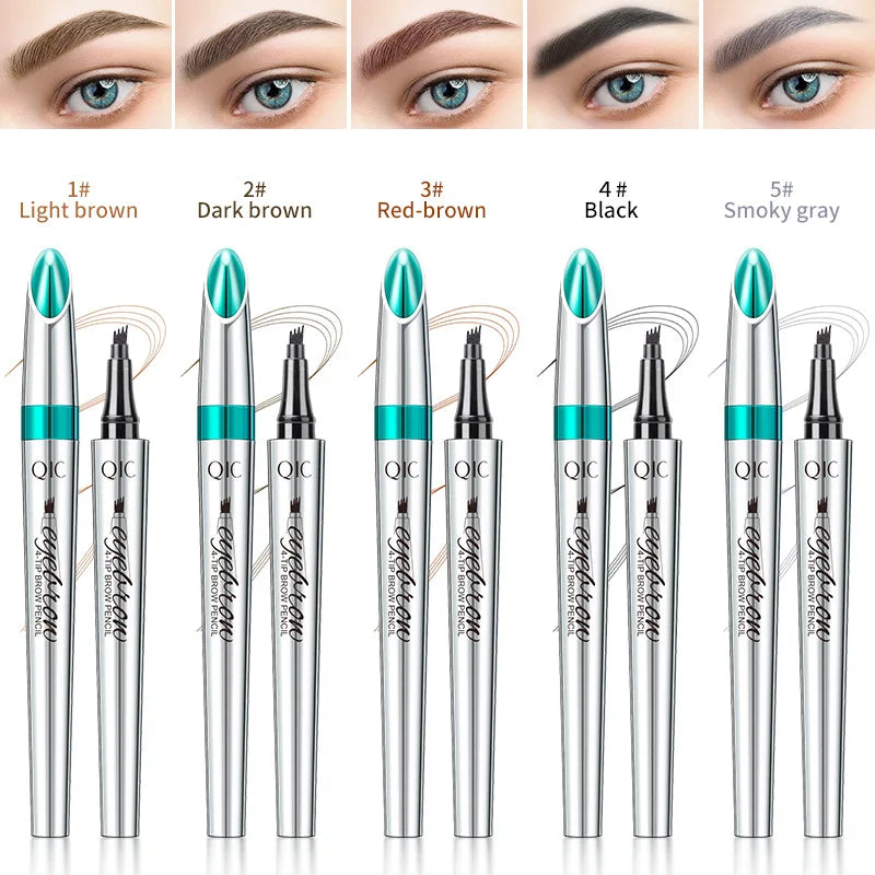 Liquid Eyebrow Pencil 3D Waterproof -Long Lasting Natural Dark Brown
