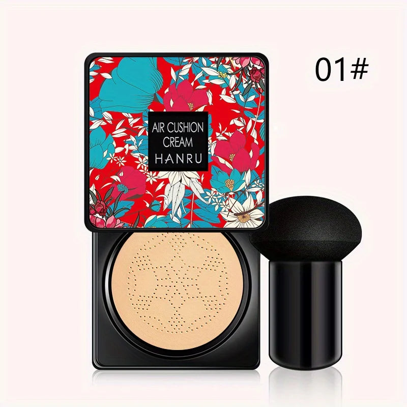 Revitalize Your Skin with Mushroom Infused Air Cushion BB Cream - Moisturizing Concealer & Foundation in One!