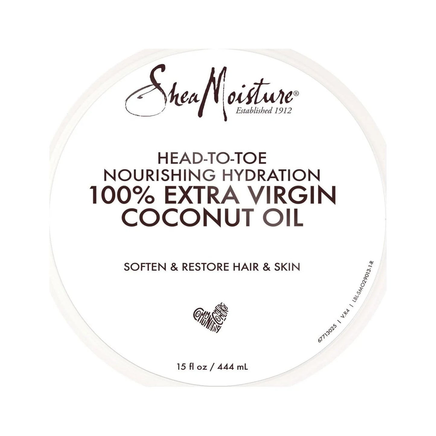 (2 Pack) 100% Extra Virgin Coconut Oil Nourishing Hydration, 14.5 Oz