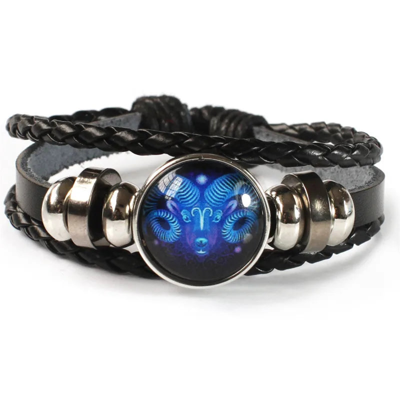Zodiac Signs Constellation Charm Bracelet