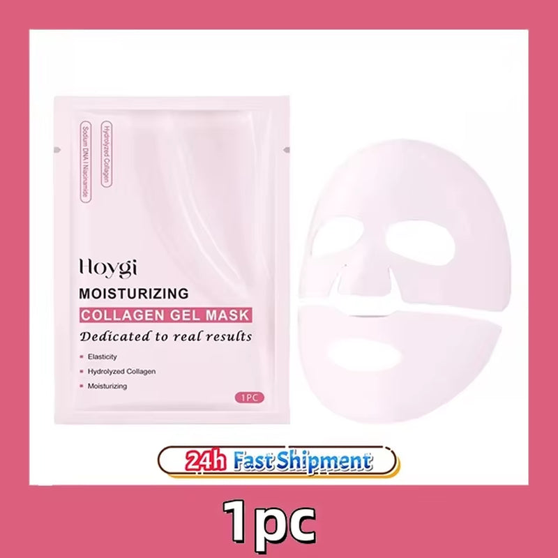 Revitalizing Pink Bio Collagen Gel Mask - Deep Hydration & Skin Tone Balance for Overnight Glow