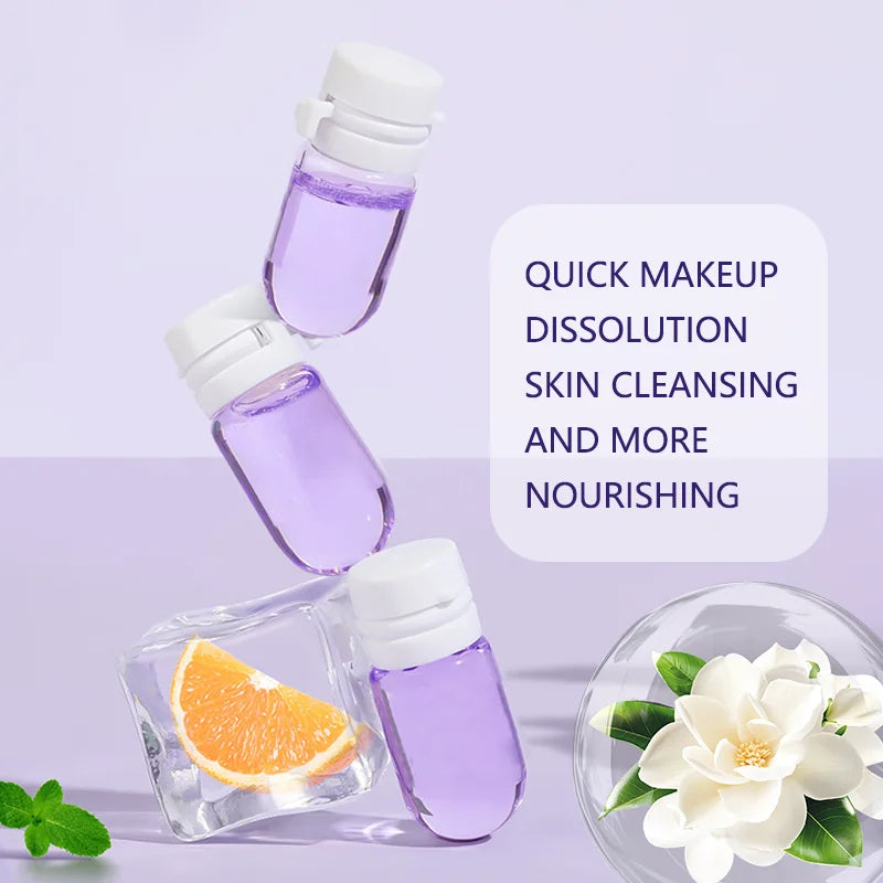 Gentle Deep Cleaning Makeup Remover Oil - 20 Disposable Capsules for Sensitive Skin