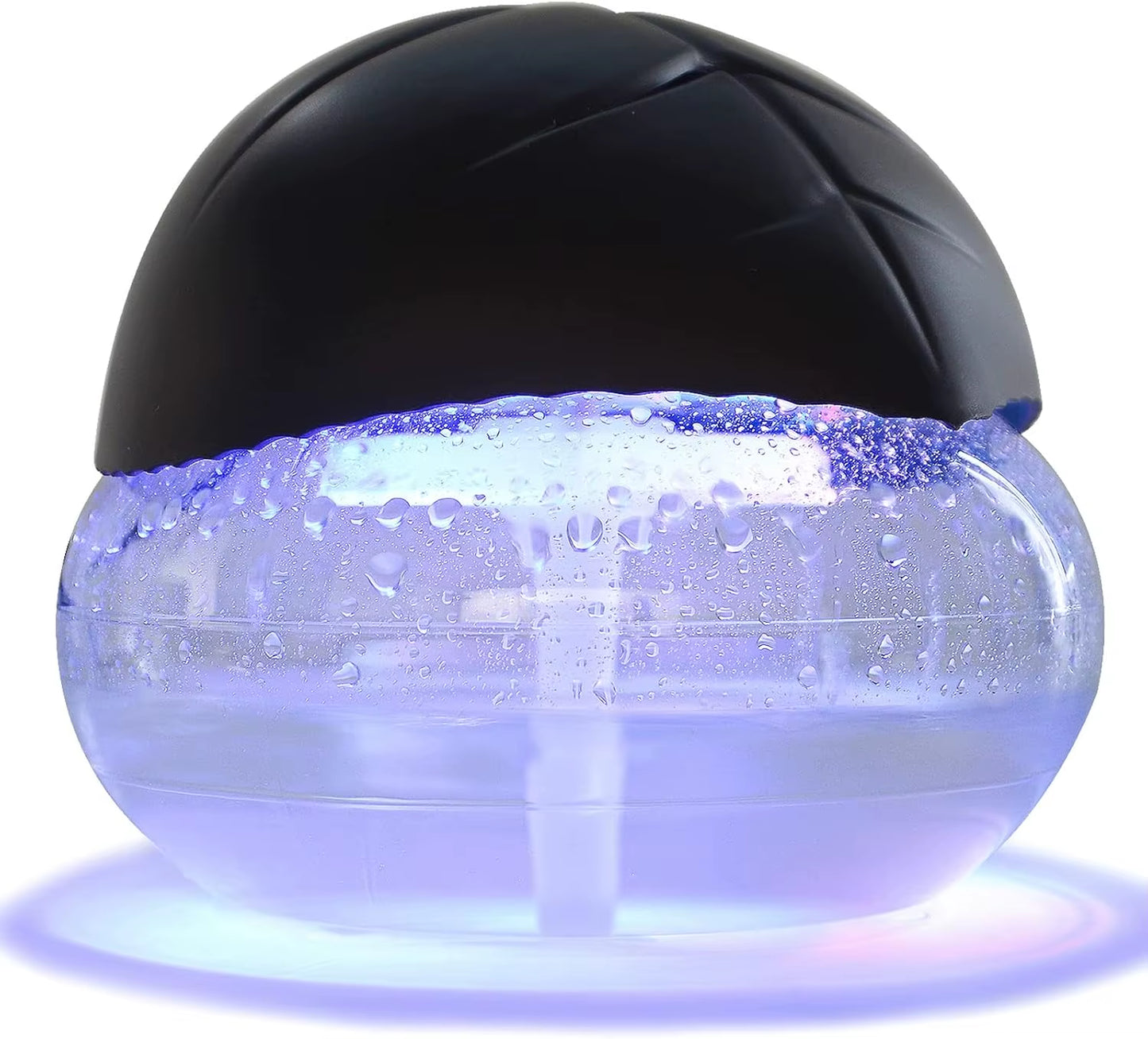 Transform Your Space with the Black Water-Based Air Purifier & Freshener – Color-Changing LED, Revitalizes Air in Any Room!
