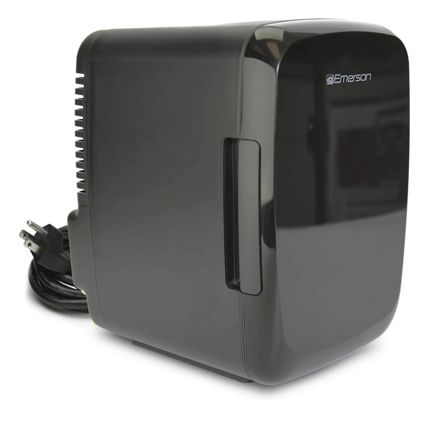 Compact Mini Fridge Cooler with Secure Latch - Perfect for 6 Cans on the Go!