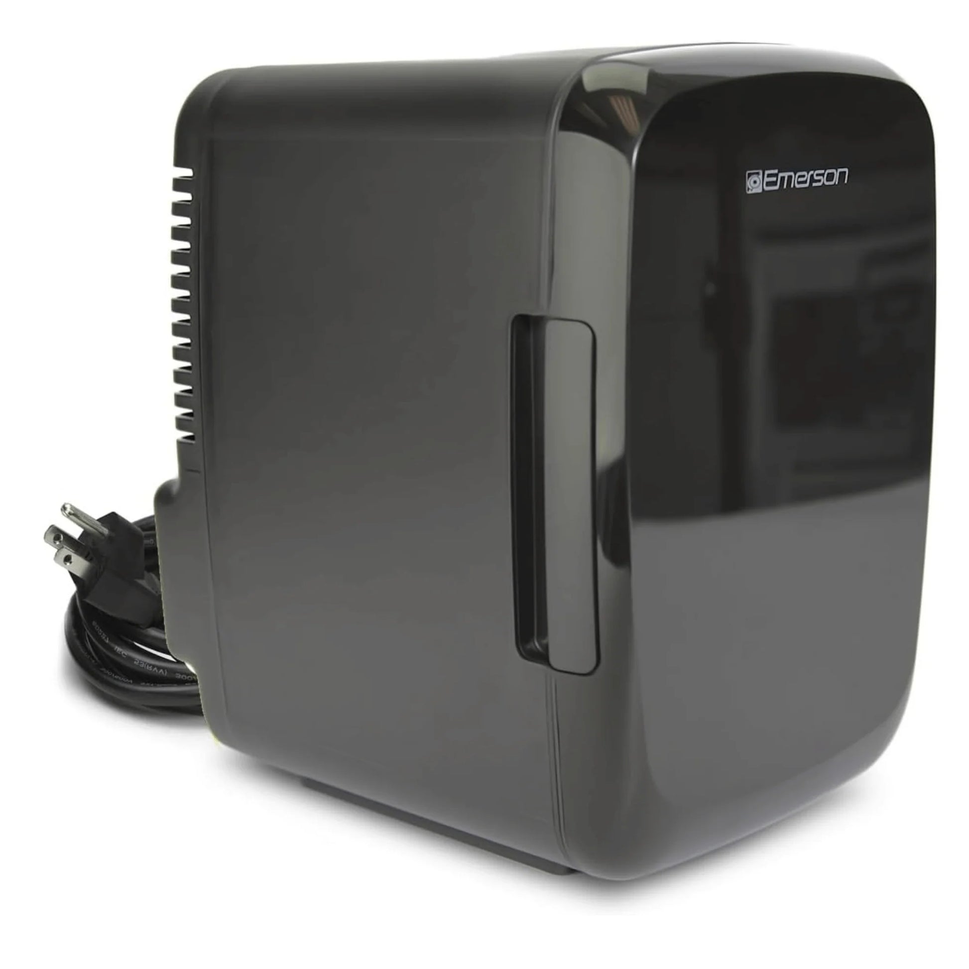 Compact Mini Fridge Cooler with Secure Latch - Perfect for 6 Cans on the Go!