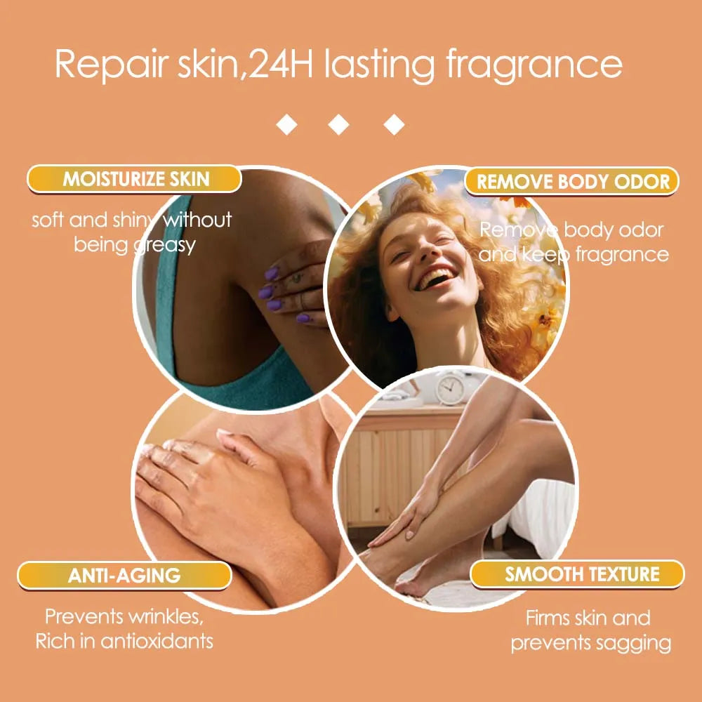 Nourishing Body Glaze Whipped Body Butter - Anti-Aging Moisturizer for Soft, Radiant Skin