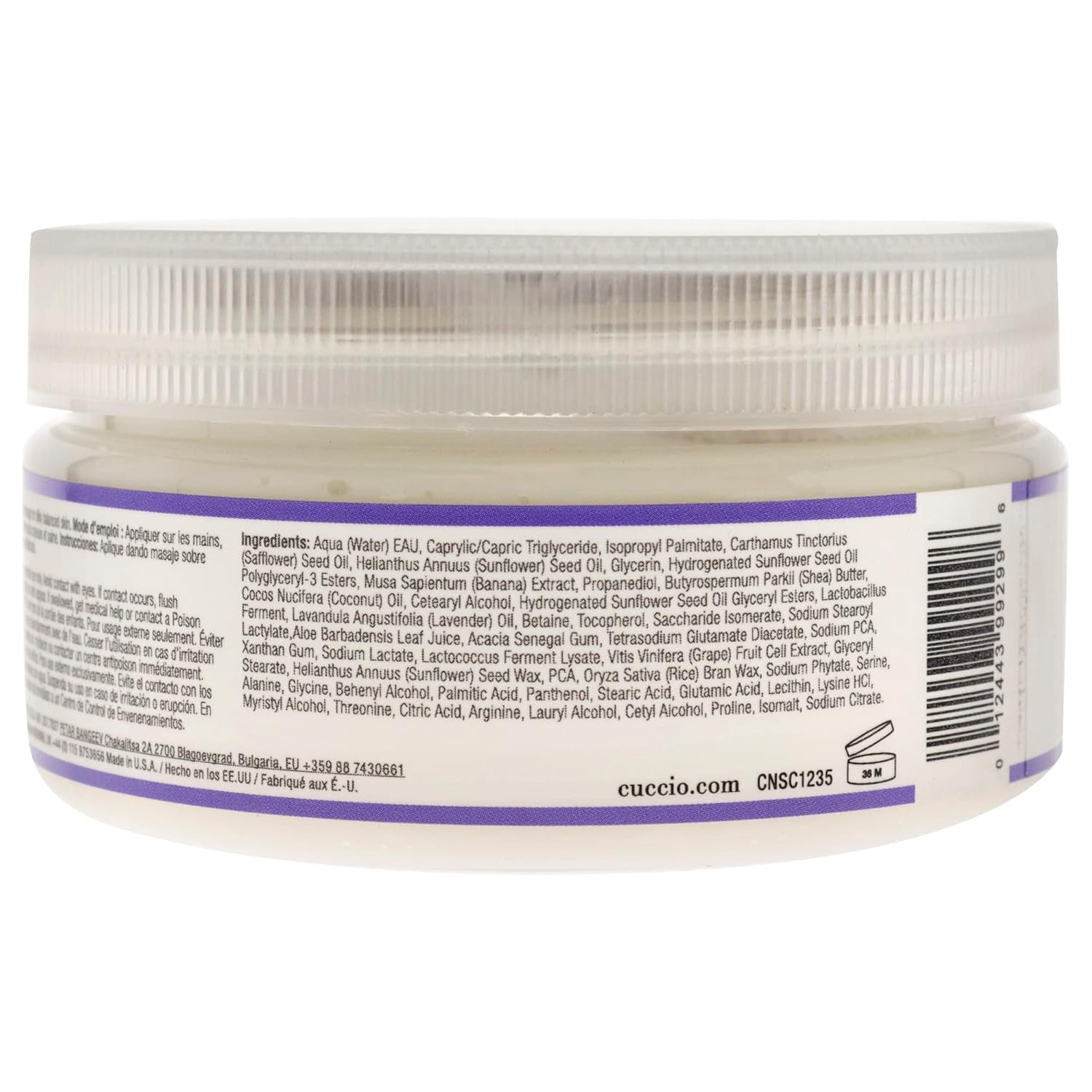 Luxurious Lavender Skin Prebiotic Body Butter - Unisex 8 Oz Moisturizer