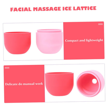 Multi-Use Silicone Ice Face Roller for Eye Puffiness Relief Manual Cooling Tool for Dark Circles Facial Skin Care Treatment Reusable and Convenient