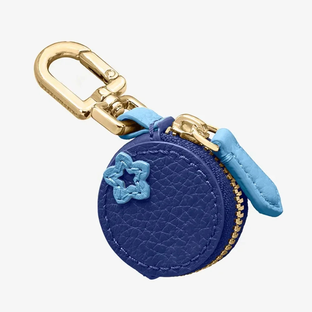 Adorable Mini Cherry Coin Purse - Cute Strawberry PU Leather Keychain & Earphone Bag