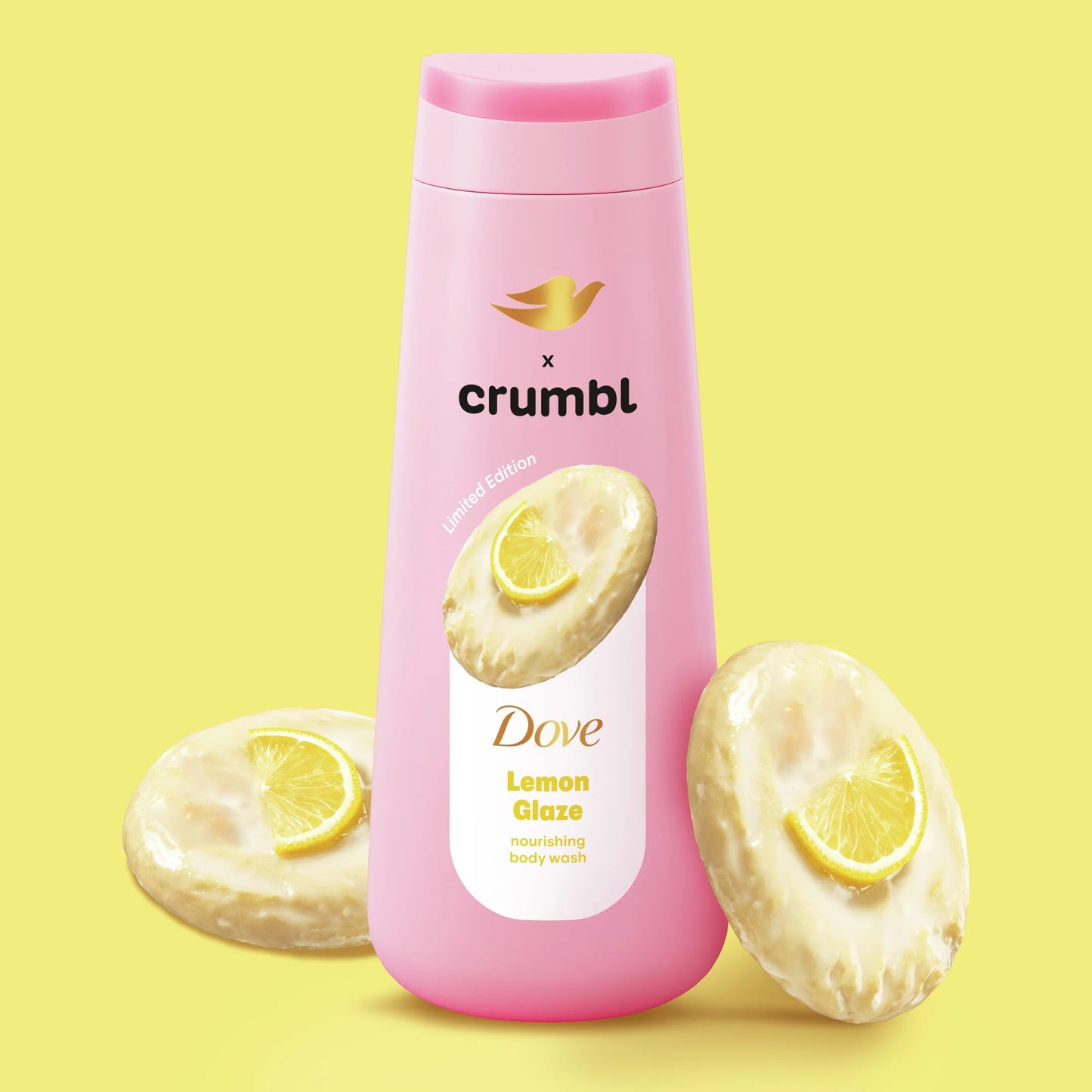 Crumbl Moisturizing Liquid Body Wash Lemon Glaze, 20 Oz