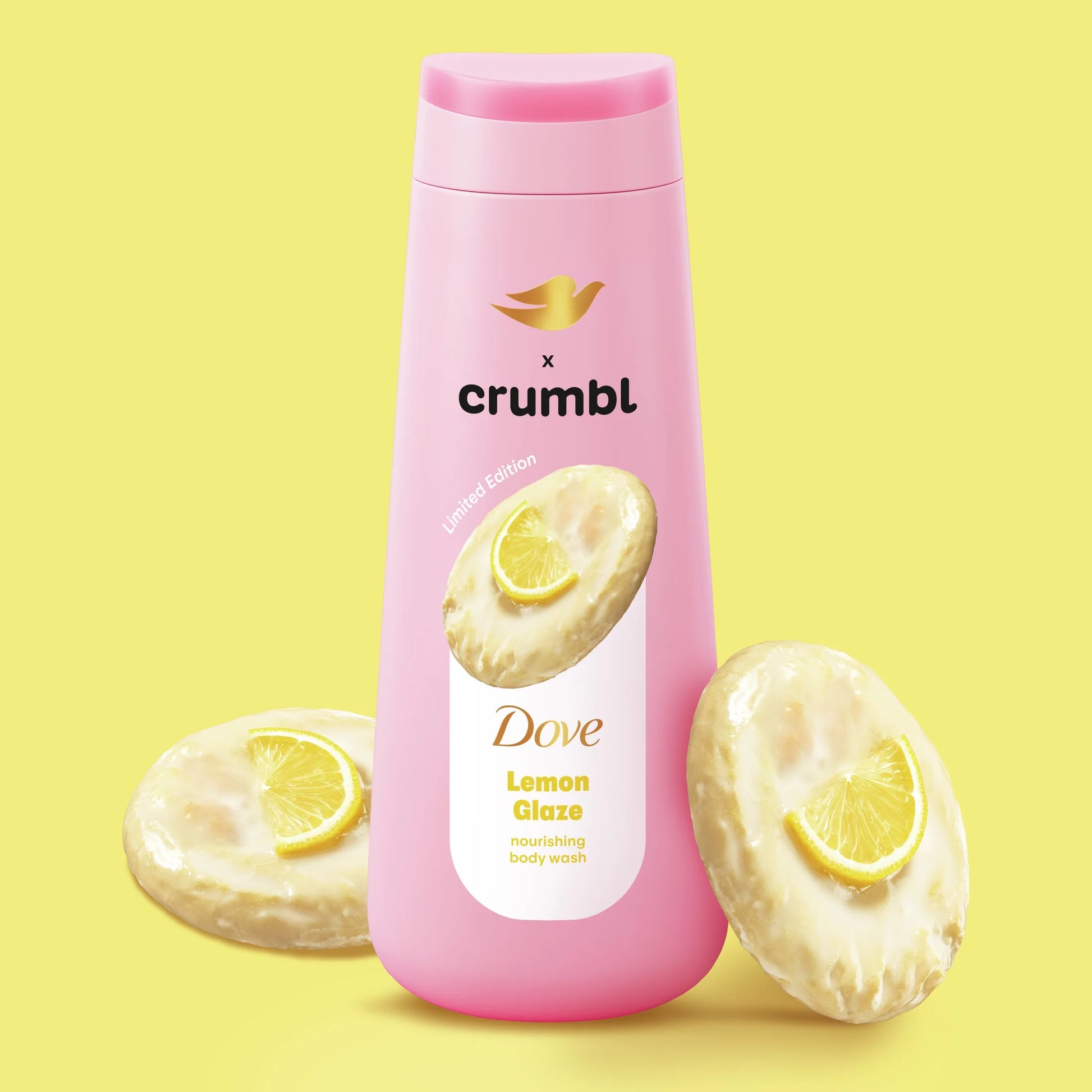 Crumbl Moisturizing Liquid Body Wash Lemon Glaze, 20 Oz
