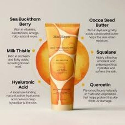 Zinc Oxide Sunscreen, Reef Safe, Ultra Sheer Body SPF 40+ Water-Resistant Lotion with Cocoa Butter, Hyaluronic Acid, Fragrance-Free, 4 Oz