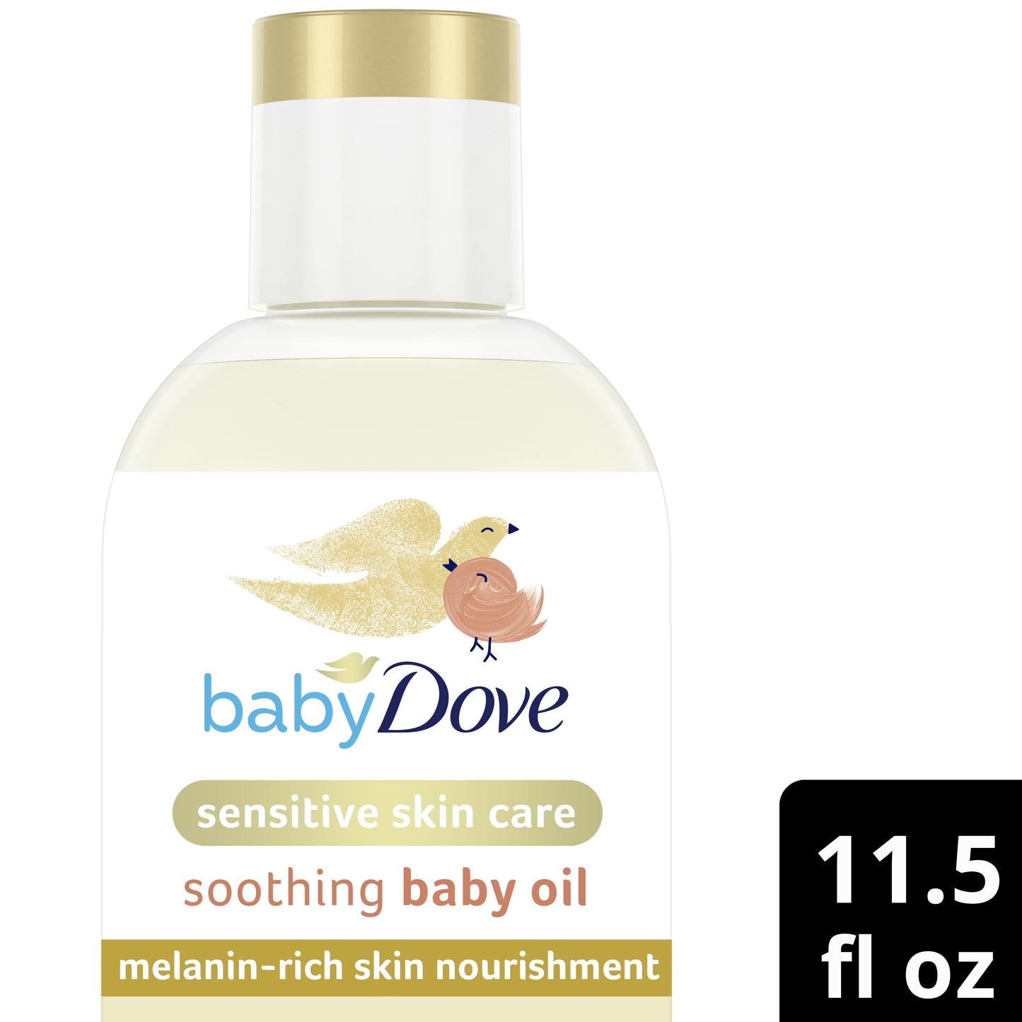 Melanin-Rich Skin Nourishment Baby Oil Sensitivity All Newborn Skin, 11.5 Oz