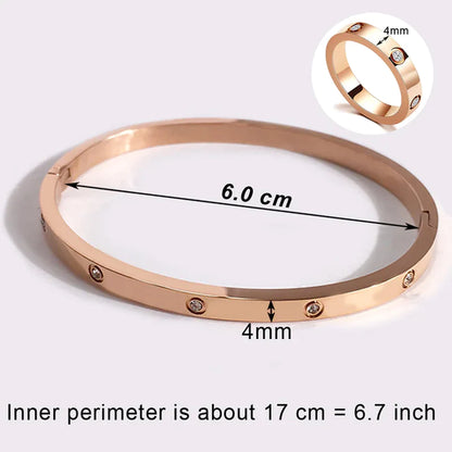  Bangle/ Ring Set -Stainless Steel Jewelry 