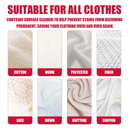 Protect & Clean Your Clothes: 20/40/100/200Pcs Color-Safe Stain Removal Wipes for Jackets, Shirts & Blouses