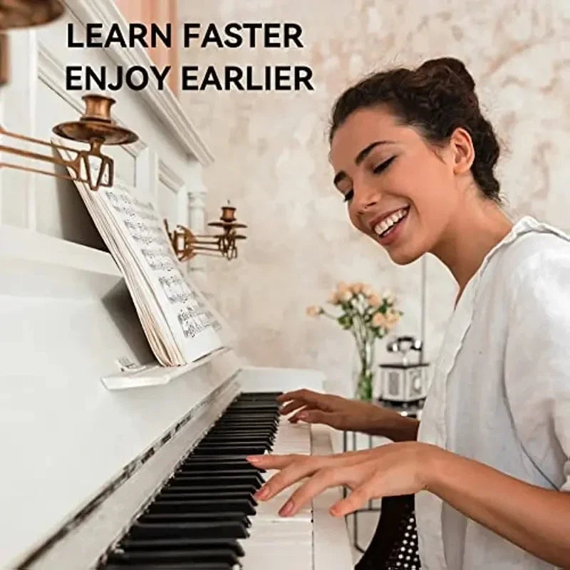 Reusable Piano Keyboard Note Labels - Perfect for Kids & Beginners Learning Piano Notes- Sensory 