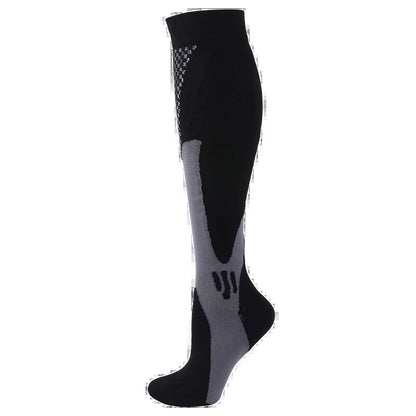 Compression Stockings -Promotes Blood Circulation - Anti-Fatigue Comfortable Solid Color Socks