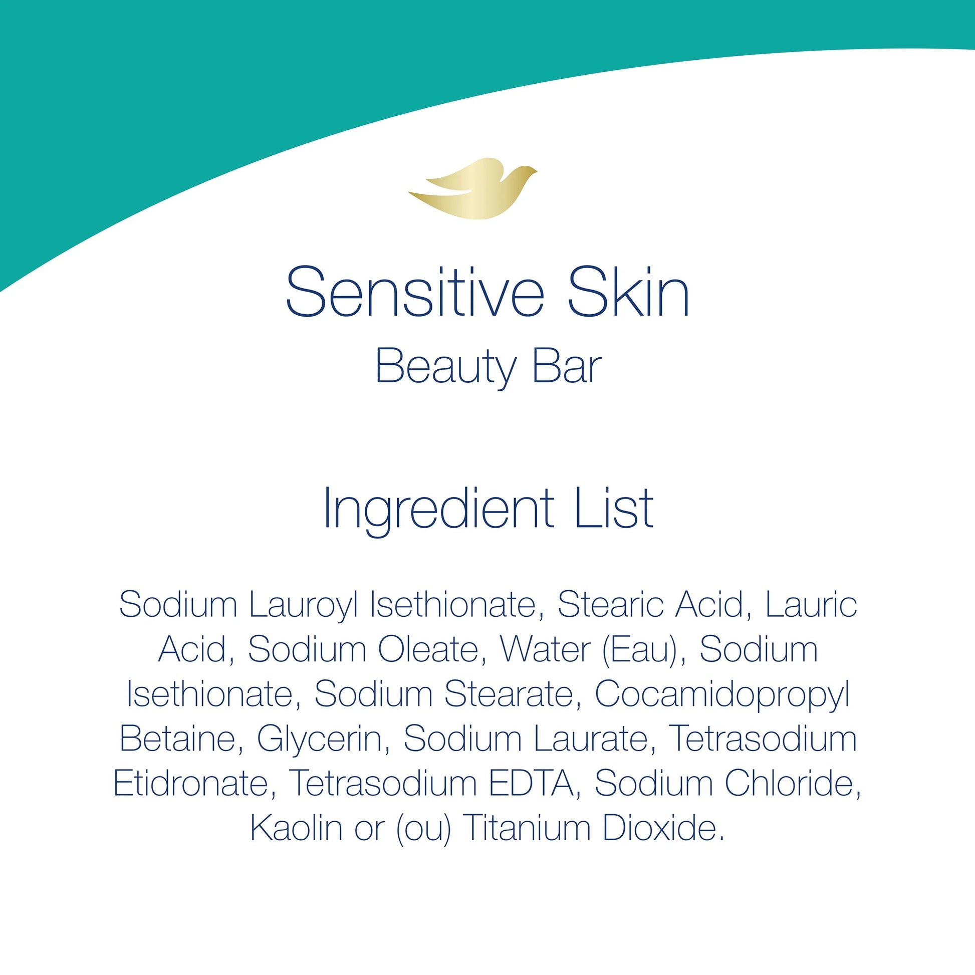 Beauty Moisturizing Cream Bar Soap for Sensitive Skin, Unscented - 3.15 Oz