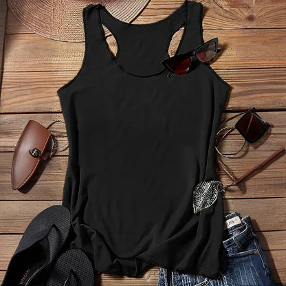 Women Five-Piece Racerback Casual Sleeveless Vest