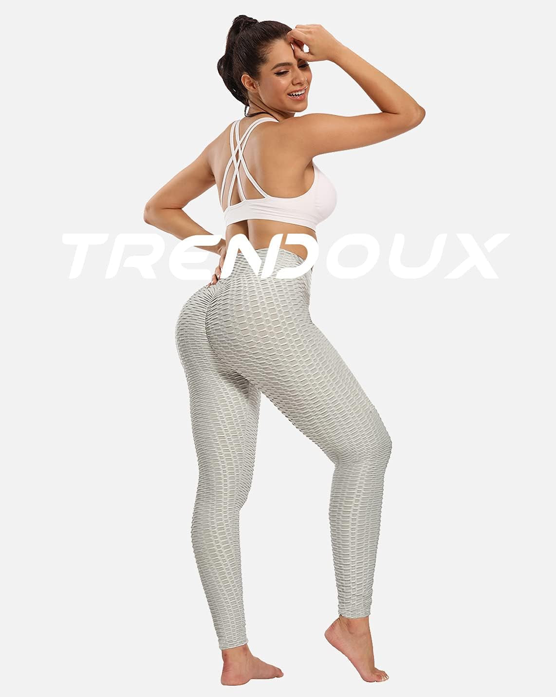 Tiktok Trending Leggings Peach Lift, Liftlyup Butt Enhancing High Waist Booty Lifting Yoga Pants for Womens, Workout Running Walk Dog Tight Pants - Grey XL