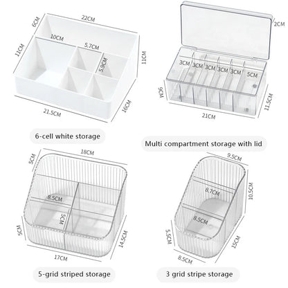Eyelash Extension Tool Storage Box with Cover Lash Accessories Lashes Glue Tweezer Holder Organizer Acrylic Transparent Box