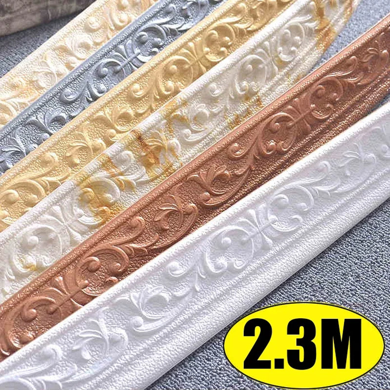 3D Foam Wall Edge Strip- Great For Baby Proofing Home ! 