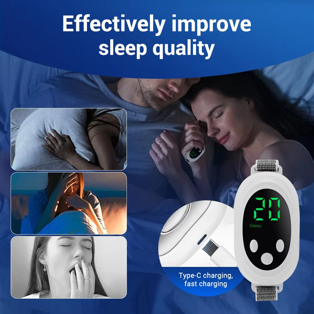 Revitalize Your Sleep with the Micro-Current Smart Sleep Instrument - Handheld Stress Relief & Insomnia Aid for Restful Nights