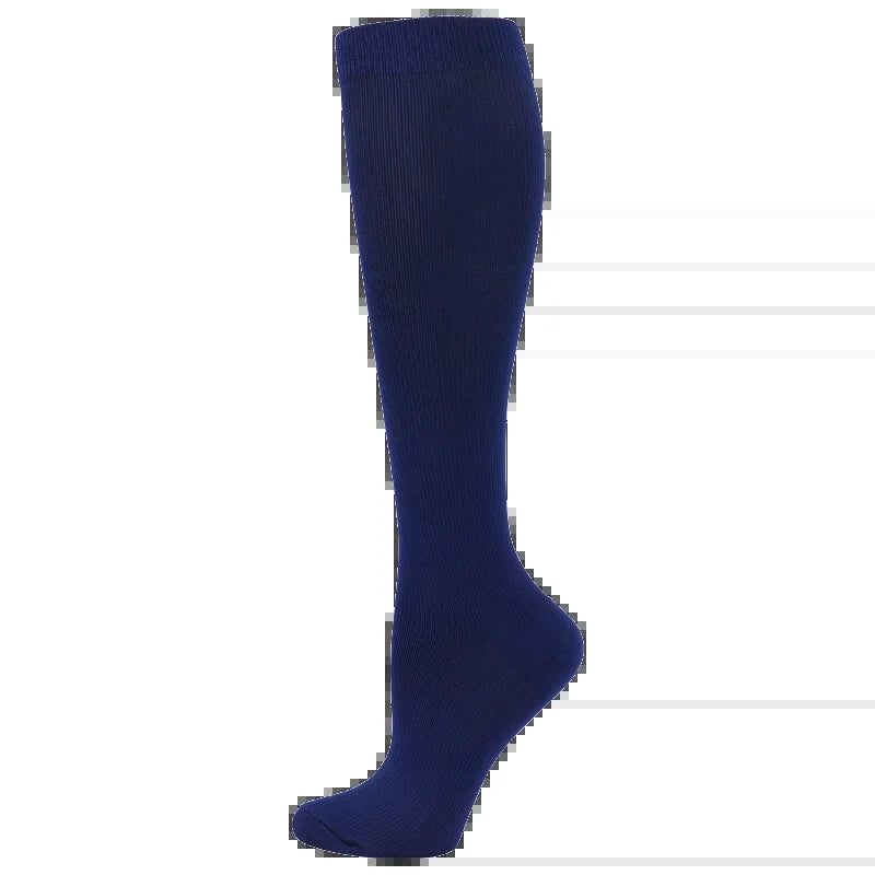 Compression Stockings -Promotes Blood Circulation - Anti-Fatigue Comfortable Solid Color Socks