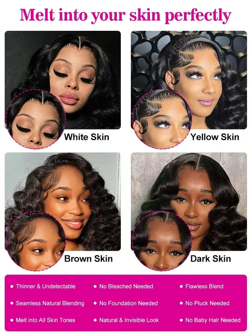 30 40Inch Loose Waves Wig Human Hair Brazilian Loose Deep Wig 13X6 Hd Lace Frontal Wig Curly Lace Front Human Hair Wig for Women