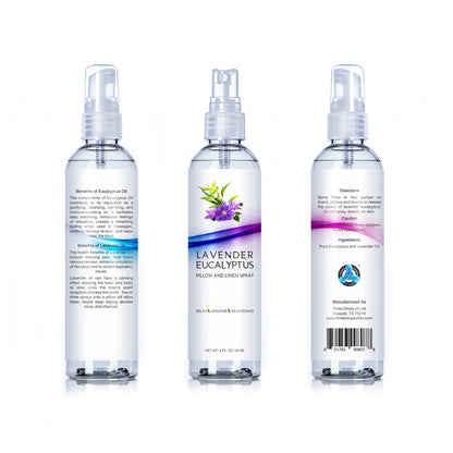 Transform Your Space: Original Lavender Eucalyptus Pillow & Linen Spray - The Ultimate Relaxation Mist (4Oz)