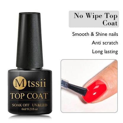 Mtssii 7ml Glitter Reflective Rubber Base Gel Polish - Laser Sparkling Semi-Permanent Soak Off UV Nail Varnish for Stunning Nail Art