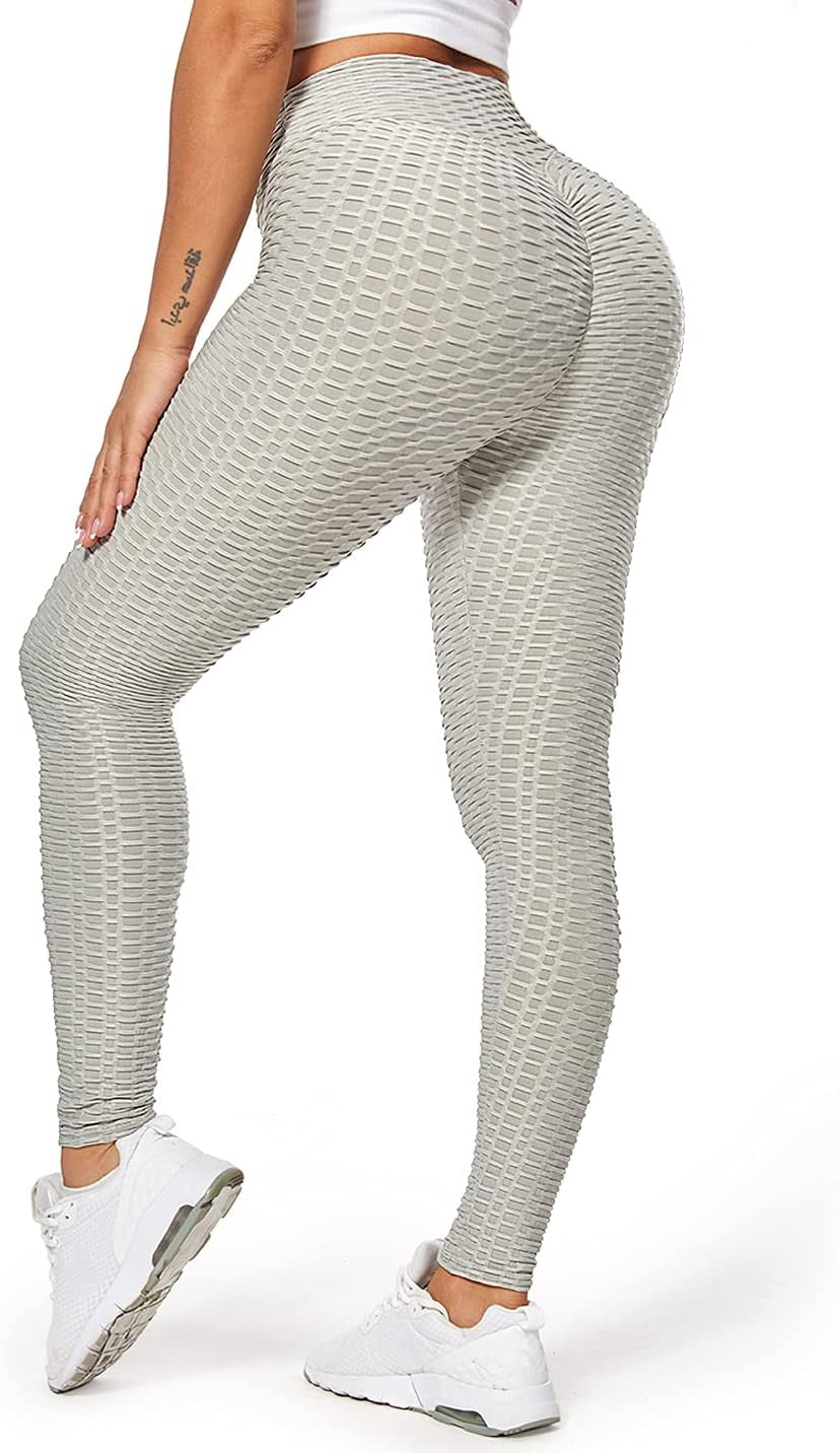 Tiktok Trending Leggings Peach Lift, Liftlyup Butt Enhancing High Waist Booty Lifting Yoga Pants for Womens, Workout Running Walk Dog Tight Pants - Grey XL