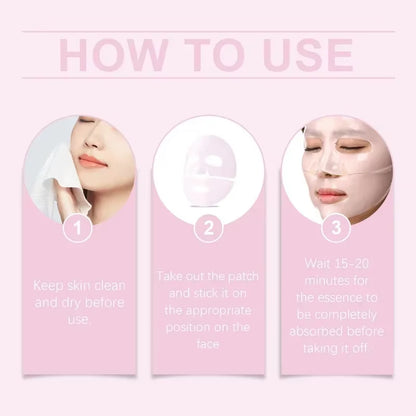 Revitalizing Pink Bio Collagen Gel Mask - Deep Hydration & Skin Tone Balance for Overnight Glow