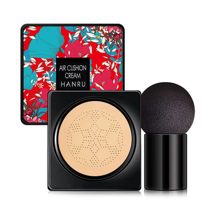 Revitalize Your Skin with Mushroom Infused Air Cushion BB Cream - Moisturizing Concealer & Foundation in One!