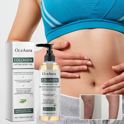 Collagen Lifting Body Oil,Firming Body Oil,Compact Body Oil,Massage Oil,Body Oil Women Collagen Skin Tightening 100Ml
