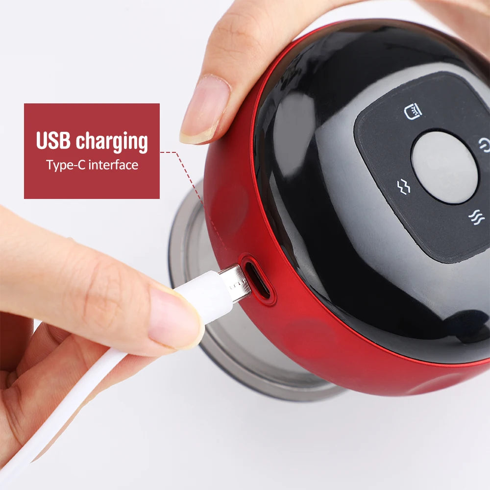 Revolutionary Smart Electric Vacuum Cupping Massager with Heating & Suction for Ultimate Body Relief