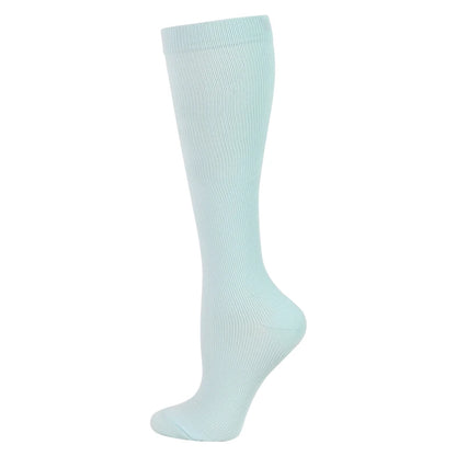 Compression Stockings -Promotes Blood Circulation - Anti-Fatigue Comfortable Solid Color Socks