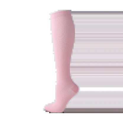 Compression Stockings -Promotes Blood Circulation - Anti-Fatigue Comfortable Solid Color Socks