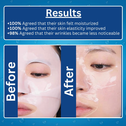 Korean Beauty Bio-Collagen Real Deep Facial Mask 34G X 4 Ea