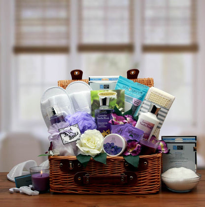 Luxurious Lavender Spa Gift Basket - Ultimate Bath & Shower Experience