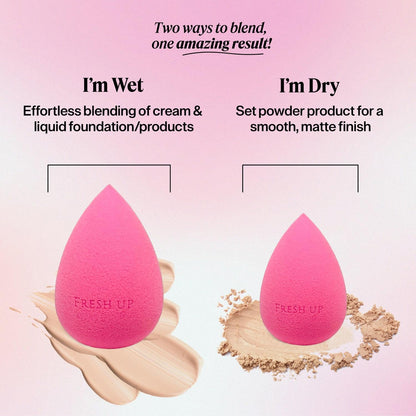 ™ - Original-Pink - Beauty-Blender - Makeup-Sponge - Super-Soft - Foundation-Sponge, Powders, Blush Creams, Reusable, Washable, Streak Free Application, Vegan, Latex Free (Pack of 1)