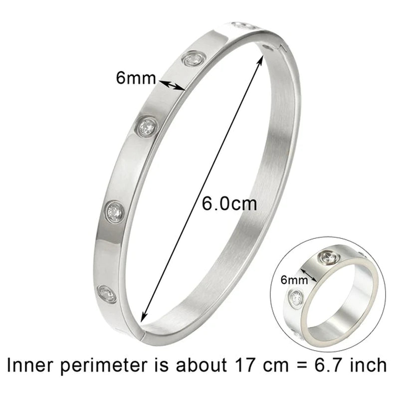  Bangle/ Ring Set -Stainless Steel Jewelry 