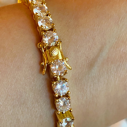 Hand Linked High Class Tennis Bracelet