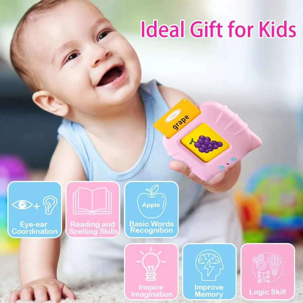 Talking Flash Cards- Alphabet Pocket Speech Toys -Therapy -Sensory Toys -Educational Fun & Games 