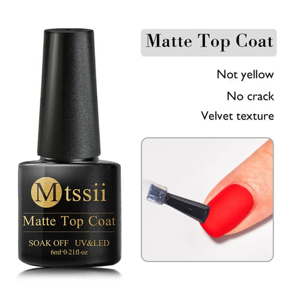 Mtssii 7ml Glitter Reflective Rubber Base Gel Polish - Laser Sparkling Semi-Permanent Soak Off UV Nail Varnish for Stunning Nail Art