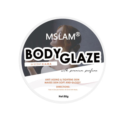 Nourishing Body Glaze Whipped Body Butter - Anti-Aging Moisturizer for Soft, Radiant Skin
